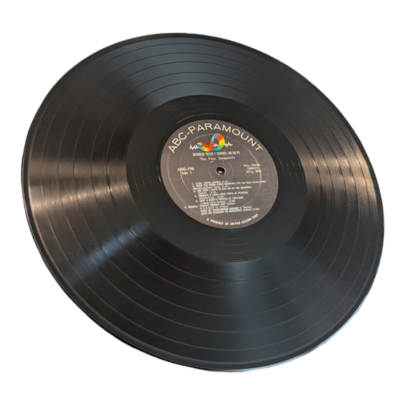 1957 The Four Sergeants World War I Songs In Hi-Fi ABC-196 Vinyl LP Record Album - Picture 4 of 4